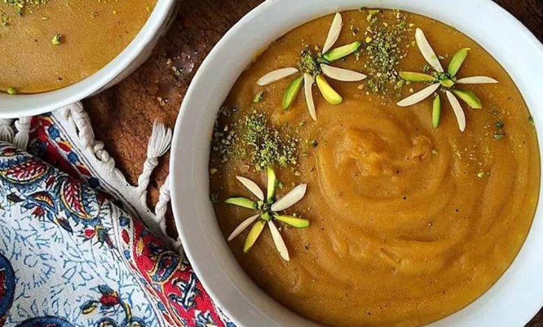 طرز تهیه کاچی خوش‌رنگ و بو+فیلم