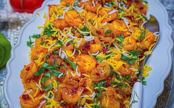 میگو پلو مجلسی