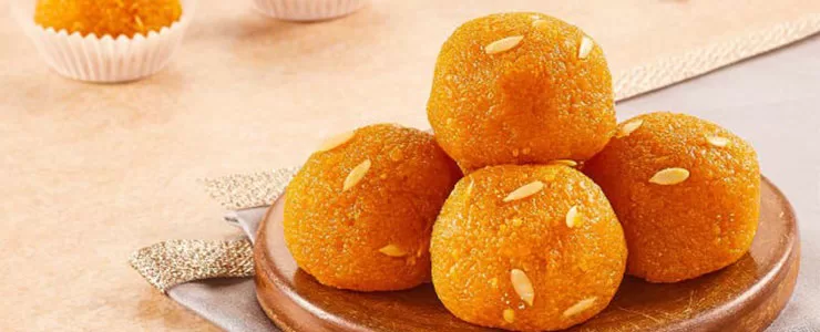 طرز تهیه حلوای هندی بدون آرد خوشمزه و متفاوت + فیلم
