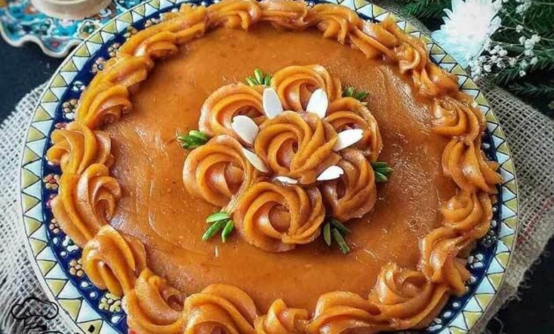 طرز تهیه حلوای شیرعسلی مخصوص افطار