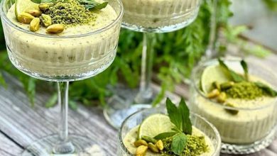 طرز تهیه محلبی پسته مخصوص ماه رمضان+ فیلم