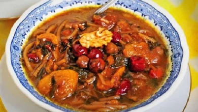 آش میوه اردبیل خوشمزه
