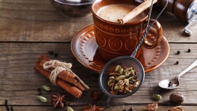 چای دارچین و خرما