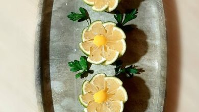 خفن‌ترین ایده تزیین لیمو برای دورچین غذا + فیلم
