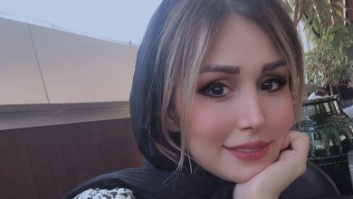 ژست‌های بامزه همسر شاهرخ استخری + عکس