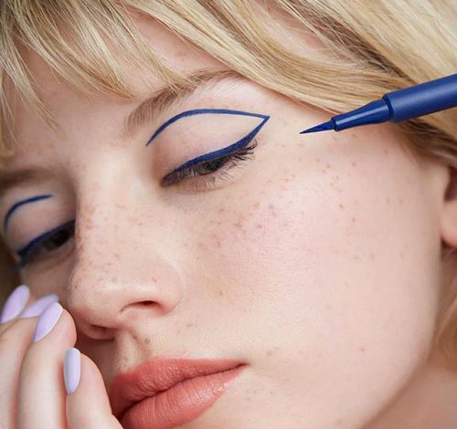 آموزش خط چشم رنگی شیک و جذاب + فیلم
