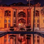 آبشار مصنوعی 400 ساله کاخ هشت بهشت اصفهان + فیلم