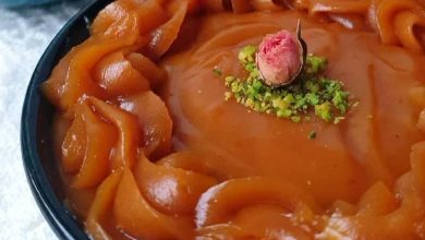 طرز تهیه حلوای مسقطی عربی + فیلم