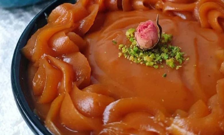 طرز تهیه حلوای مسقطی عربی + فیلم