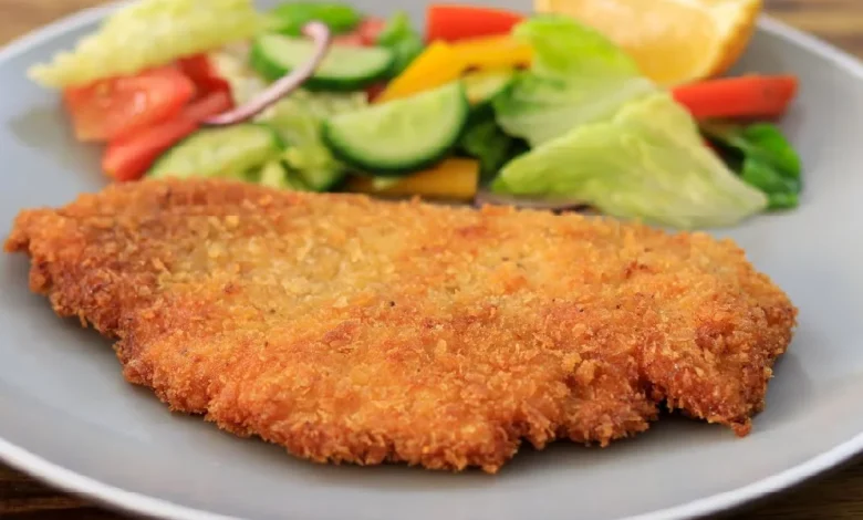 طرز تهیه شنیسل مرغ خوشمزه + فیلم