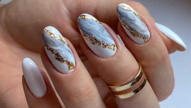 آموزش طرح ناخن ماربل زیبا و شیک + فیلم