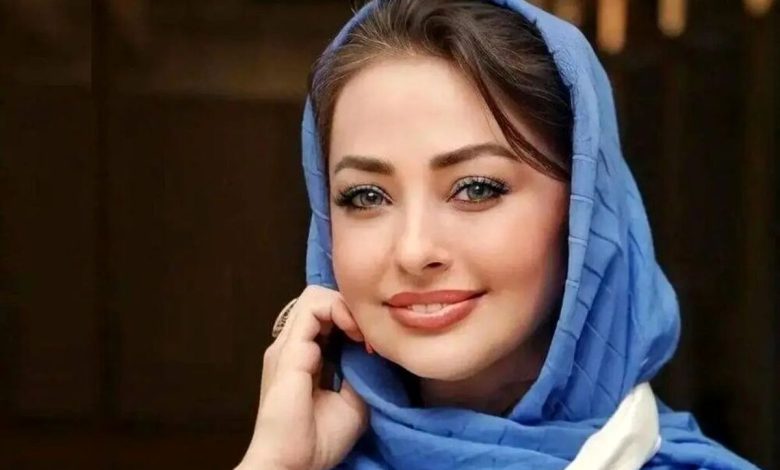 ژست عجیب نفیسه روشن