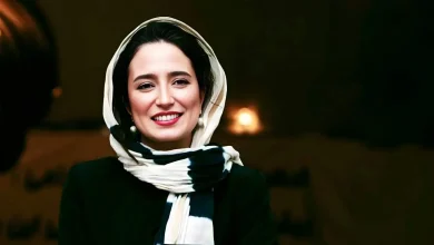 ژست‌های خاص نگار جواهریان در پشت صحنه سریال وحشی + عکس