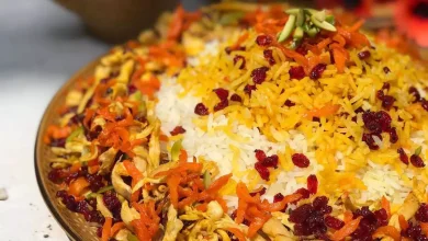طرز تهیه زرشک پلو با مرغ متفاوت + فیلم