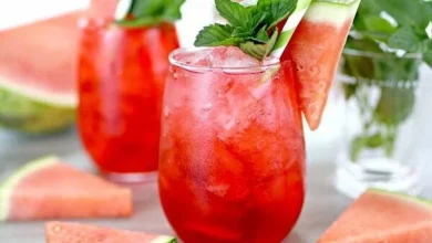طرز تهیه موهیتو هندوانه خوشمزه + فیلم