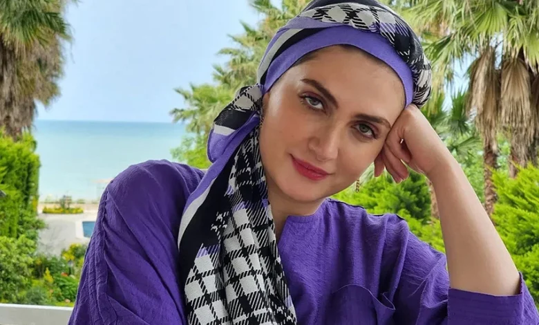 سلفی الناز ملک با امیر دژاکام معلم بازیگریاش + عکس
