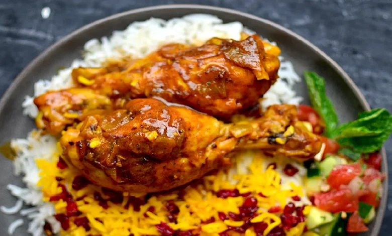 طرز تهیه مرغ مجلسی فوری + فیلم