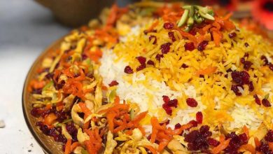 طرز تهیه هویج پلو با مرغ خوشمزه + عکس