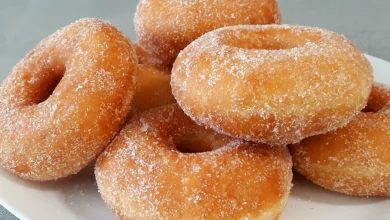 طرز تهیه دونات بازاری خوشمزه بدون فر و همزن + فیلم