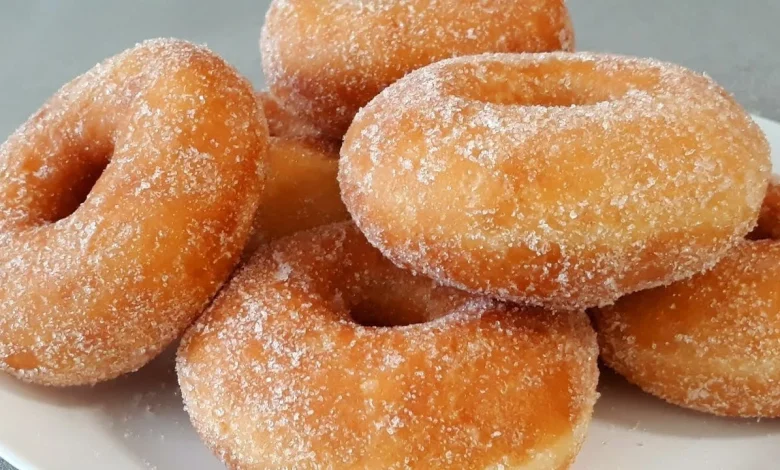 طرز تهیه دونات بازاری خوشمزه بدون فر و همزن + فیلم