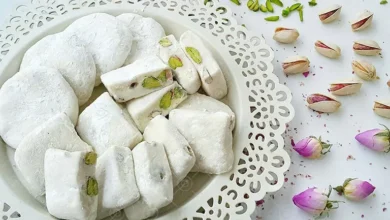 طرز تهیه گز خانگی خوشمزه و سالم + فیلم